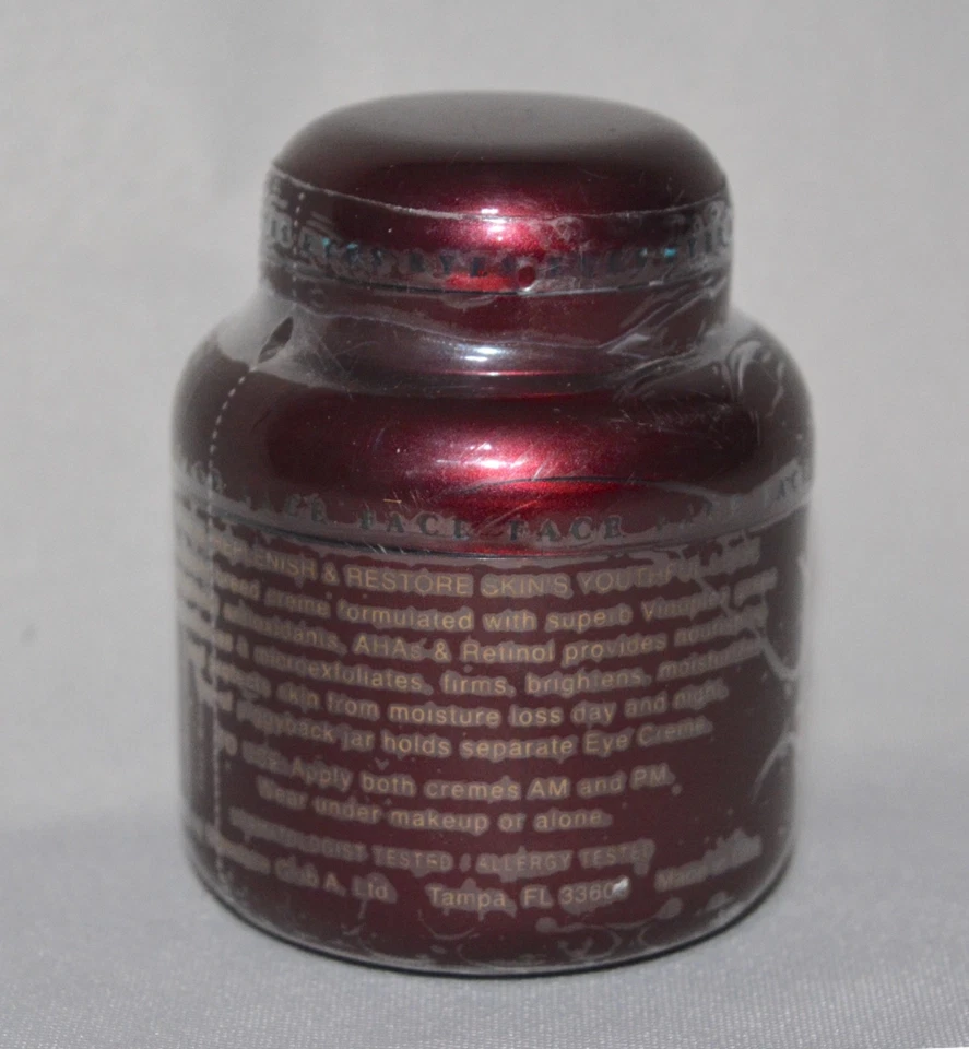 Crema esencial Signature Club A Advanced Formula 5 para ojos faciales 4,5 oz sellada Foto 2 de 2