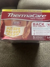 3x ThermaCare Lower Back & Hip Heat wraps L-XL 9 Pieces Total Exp4/30/28
