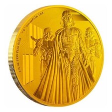 Gold Coin Star Wars Classics  Darth Vader   $25  2016-Niue - 1/4 Oz  