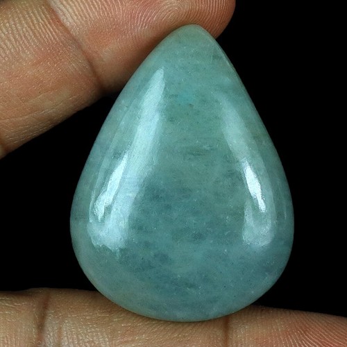 Haut Grade 88.70 CT Naturel Bleu Aigue-Marine Béryl Poire Cabochon