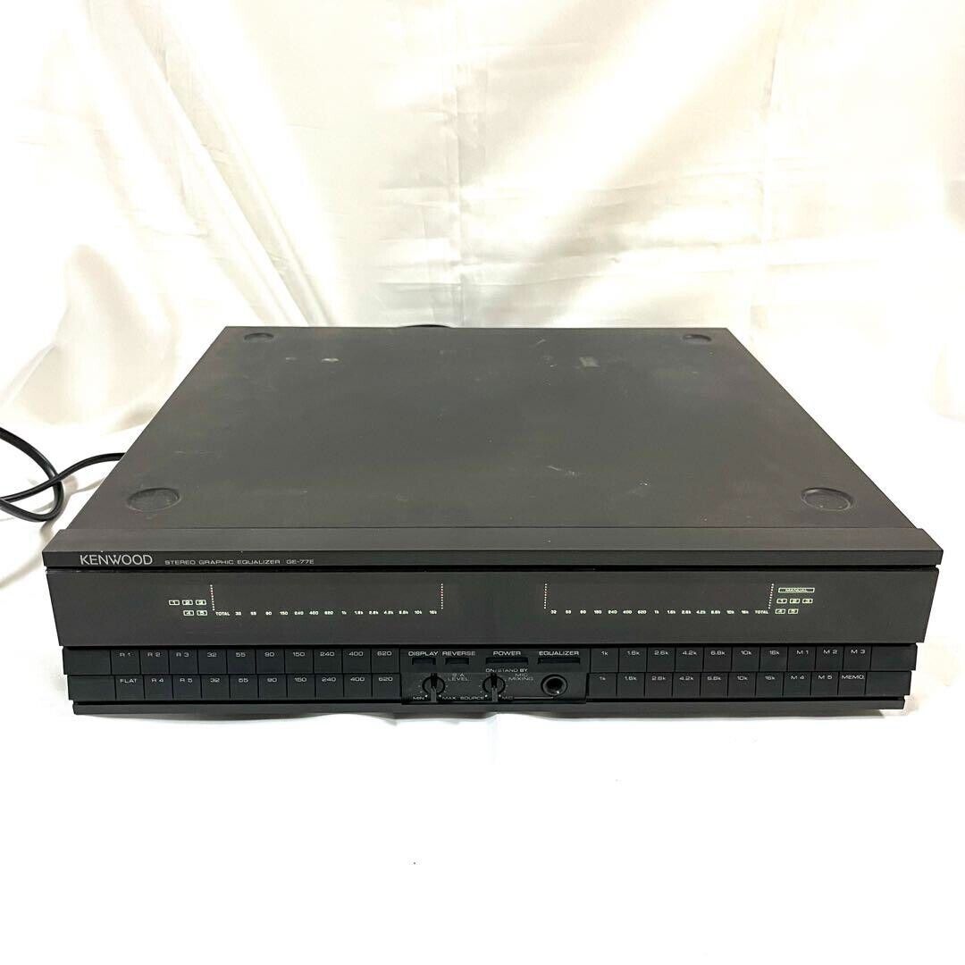 Kenwood Ge-77e Ac100v Graphic Equalizer Vintage Electronics Kenwood Ge-77e Ac100v Graphic Equalizer Vintage Electronics