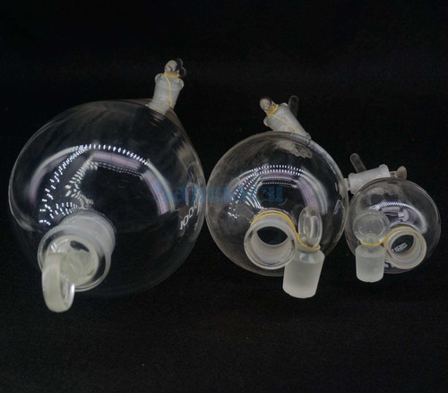 60-1000ML Standard Stopper Pear Shaped Separatory Funnel with Glass Stopcock - Picture 8 of 29