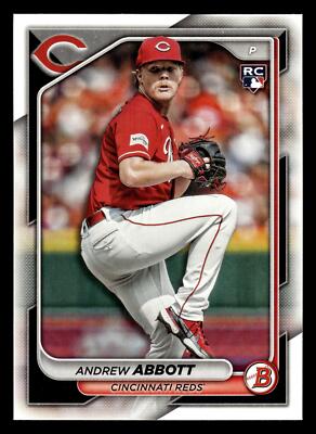 Andrew Abbott RC 2024 Bowman #70 Cincinnati Reds