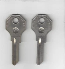 1 VINTAGE KEY BLANK RENAULT KEIL H6N