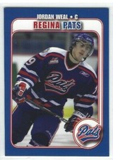 2008-09 Regina Pats (WHL) Jordan Weal