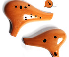 Noble Bass Ocarina / Ocher Color / Ceramics / Base BC / C-key / Solo / Ensemble