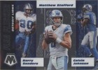 2020 Panini Mosaic Barry Sanders Calvin Johnson Matthew Stafford #FF7