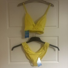 Holiday Shop Matalan Bikini yellow size 8 bottoms size 12 top 