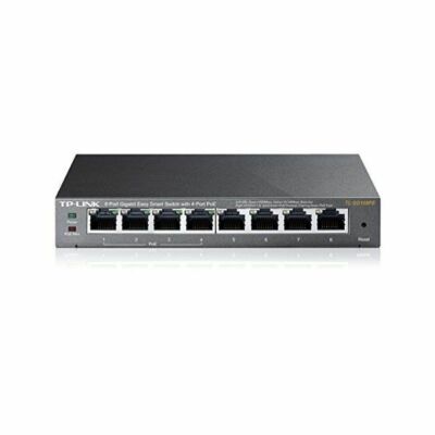 TP-Link PoE Switch 8-Port Gigabit, 4 802.3af/at PoE+ 65W in sehr  neuem Zustand