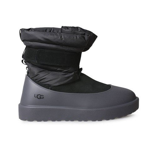 UGG CLASSIC SHORT PULL ON WEATHER BLACK 