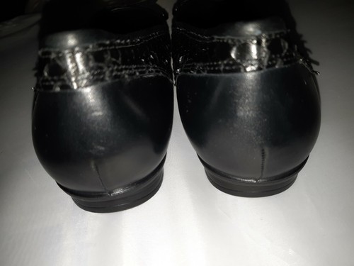 Ecco Touch Ballerina Bow Ballet Flats Womens Snakeskin - Picture 6 of 9
