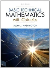 Basic Technical Mathematics with Calculus Hardcover Allyn J. Wash