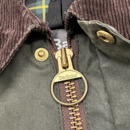 Barbour Bedale Giacca Cera Bambino Taglia XL Oliva - Foto 2 di 8