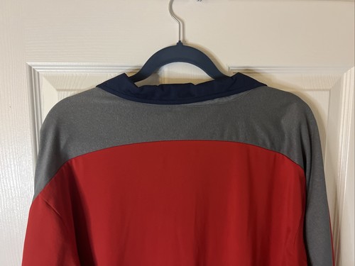 Washington Capitals Antigua Ice Red Quarter Zip Pullover X-Large - Picture 6 of 6