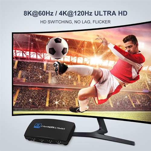 8K 3 in 1 out HDMI 2.1 Switch Video Switch Splitter 1080P W/Remote Control - Picture 7 of 13