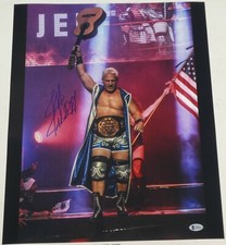 Jeff Jarrett Signed 16x20 Photo BAS COA Auto'd AEW WCW TNA Lucha Libre AAA Belt