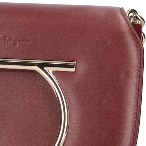 Salvatore Ferragamo Shoulder Bag Cross Body AU-21/0998 Calfskin Gancini used - Picture 11 of 11