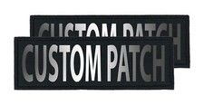 Personalized Patch 2 Per Pack - 2 x 6" Reflective Lettering 