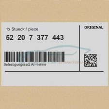 Original BMW 52207377443 - Befestigungssatz Armlehne