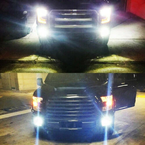 For 2014-2018 2019 Mitsubishi Mirage LED Headlight High Low +Fog Light Bulbs Kit Foto 4 de 4