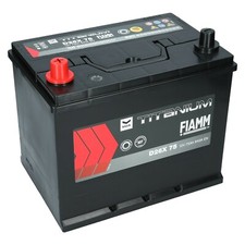Autobatterie 12V 75Ah 640A/EN Fiamm Titanium Black D26X75 Starterbatterie PKW
