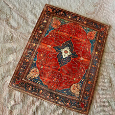 Pat Tyler Dollhouse Miniature Cotton Canvas Floor Cloth Covering Rug Carpet 1886