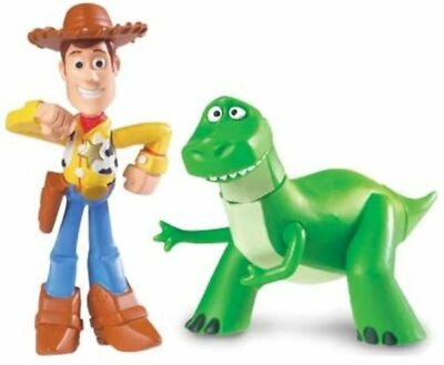 Disney Pixar Toy Story Buddy Pack Figures Rex Walking Woody