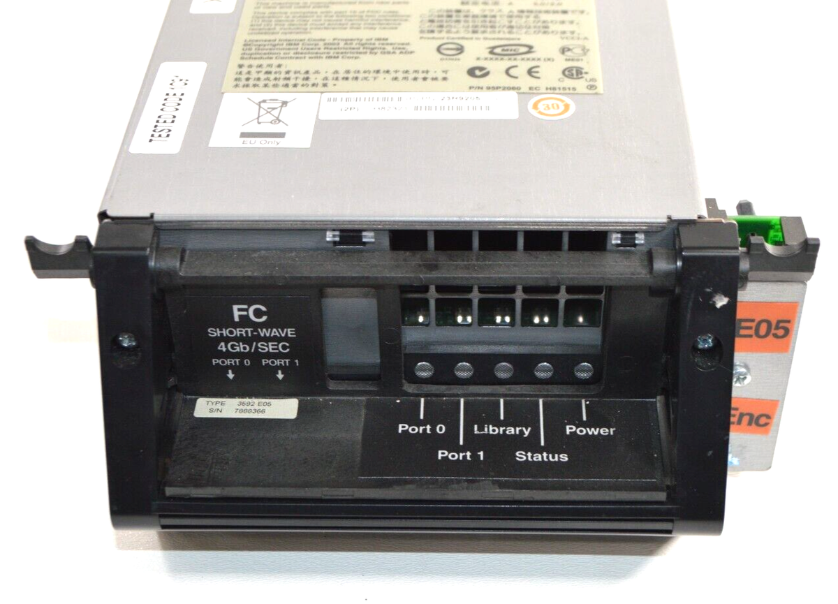 IBM 3592 Model E05 TS1120 LTO Tape Drive 23R9205 23R6564 | eBay