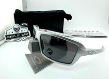 OAKLEY CABLES X SILVER PRIZM BLACK POLARIZED SUNGLASSES OO9129-12 AUTHENTIC NEW