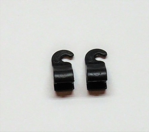 2 x WAFFEN SCHILD HALTERUNG SCHWARZ FÜR PIN PLAYMOBIL zu Gürtel Kragen Figur C05 - Picture 3 of 3