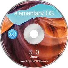 Elementary OS 5.0 Juno 64 bit 16GB LIVE DVD Linux Desktop OS Live Bootable DVD