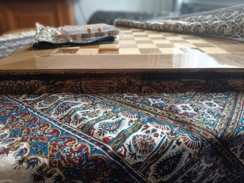 Backgammon(HANDGEFERTIGT) , Massivholz WALNUSS aus Persien(Sanandaj) 51×50×8,5cm - Bild 14 von 15