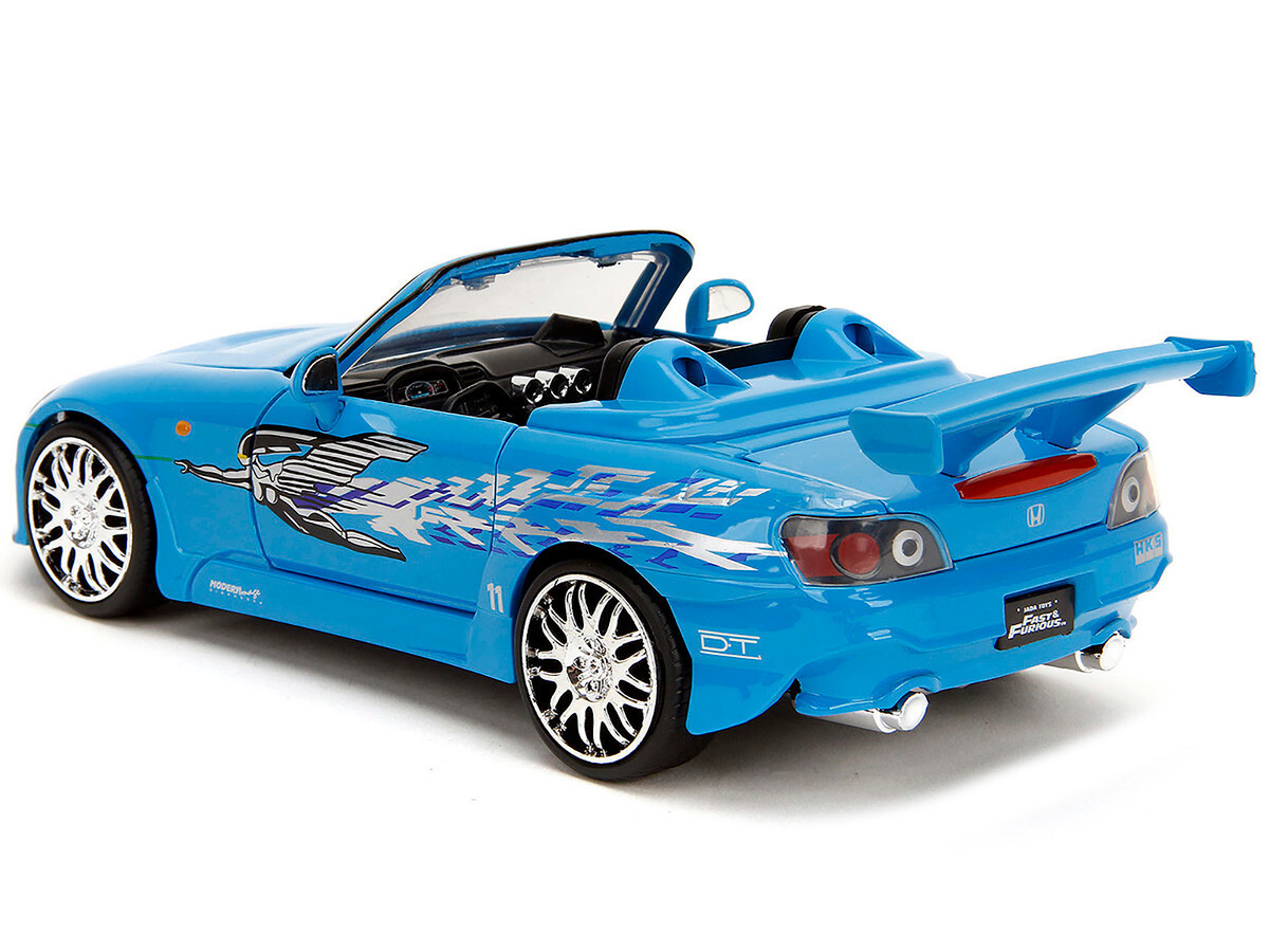 Jada 2001 Honda S2000 Blue Fast & Furious Remix 1/24 Diecast