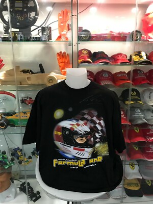 T-shirt Michael Schumacher Scuderia Ferrari F1 - Dédicacé (signé) - Collection