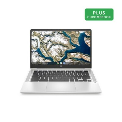HP 14'', Chromebook, Intel Pentium N5000, 4GB RAM, 64GB eMMC, Silver, Chrome OS, 
