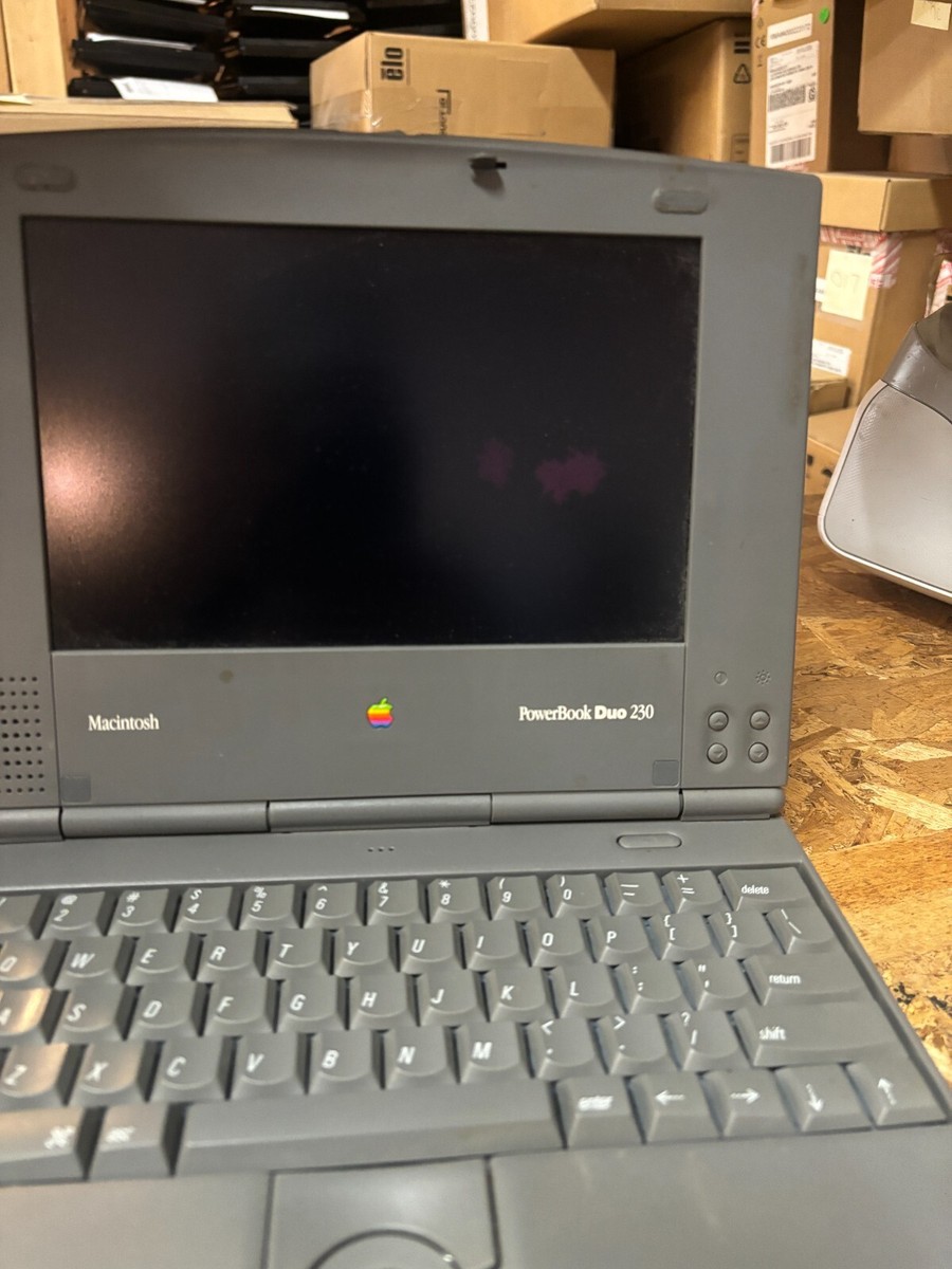 Vintage Macintosh PowerBook Duo 230 (No battery) - FAIR Vintage Macintosh PowerBook Duo 230 (No battery) - FAIR
