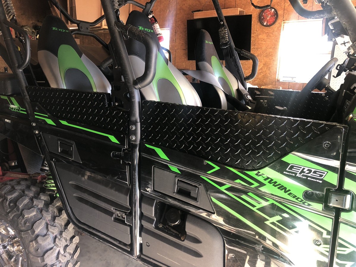 2012-2025 KAWASAKI TERYX4 CREW BLACK UPPER DOOR EXTENSIONS | eBay