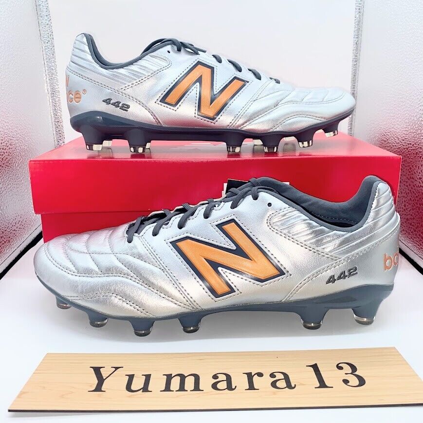 New Balance 442 v2 Pro HG SV2 Width 2E Silver Soccer New Balance 442 v2 Pro HG SV2 Width 2E Silver Soccer