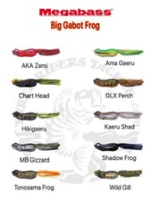 Megabass Big Gabot Walking Spitting Hollow Body Frog 3" - 3/4 oz - Choose Color