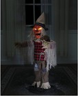 Halloween Creepy Animatronic 36" Twitching Scarecrow Prop Seasonal Visions NEW