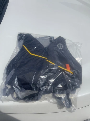 New W/ Tags MTI MUSTANG SURVIVAL Life Jacket Dark Grey / Grey Adult XL / XXL