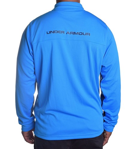 * Under Armour Mens UA Reflex Warm-Up Jacket; Electric Blue/Academy; SIZE Small - Picture 3 of 4