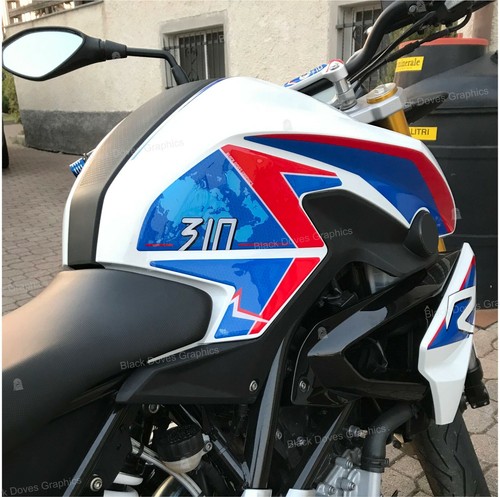Aufkleber Harz 3D Schutz Seiten Tank Kompatibel Mit BMW G 310 R