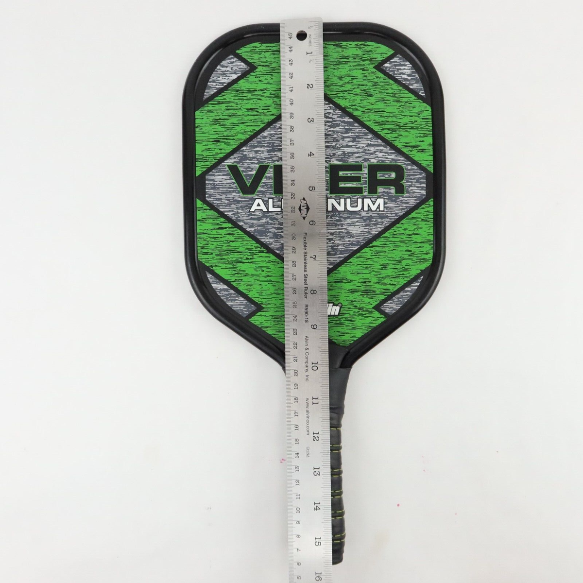 Franklin Aluminum Pickleball Paddle Green Gray Pad Handle Dual