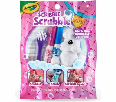 Crayola Scribble Scrubbie Pet  Francesca    Washable, Customizable Fun for Kids!