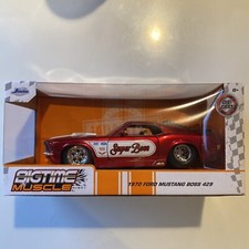 Ford Mustang Boss 429 1970 Jada 1/24 Candy Red | Modello Diecast Super Boss 34118 - Foto 3