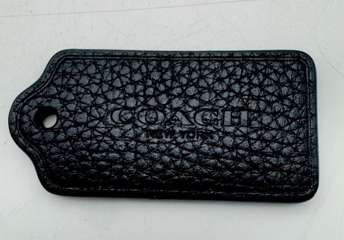 Coach Bag Black Leather Tag