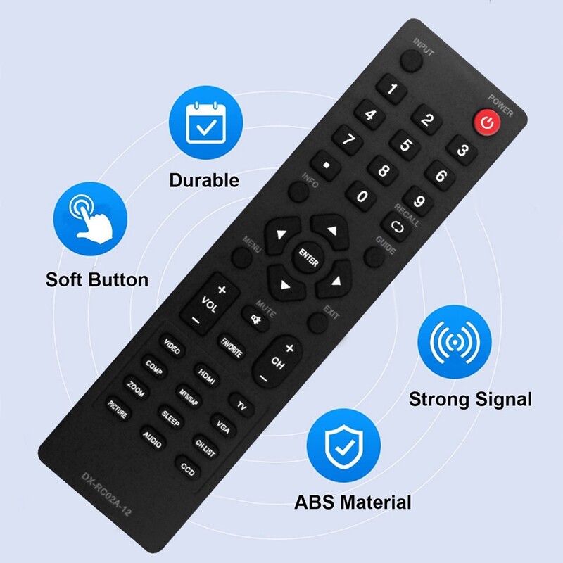 Replace DX RC02A 12 Remote Control For DX 32E250A12 DX 24E150A116090 EBay replace-dx-rc02a-12-remote-control-for-dx-32e250a12-dx-24e150a116090-ebay