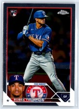 2023 Topps Chrome Bubba Thompson RC #58 Rangers