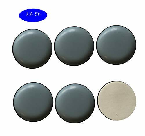 Teflon - 16 feltrini autoadesivi, Ø 25 mm (rotondi), in PTFE (teflon) (U4R)